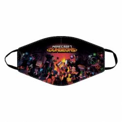Маска многоразовая Minecraft Dungeons new - PrintSalon
