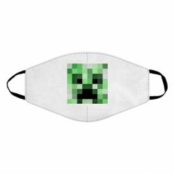 Маска многоразовая Minecraft minimalist Creeper - PrintSalon