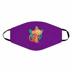 Маска многоразовая Monkey. Fuck You - PrintSalon