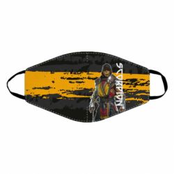 Маска многоразовая Mortal Kombat-Scorpion - PrintSalon