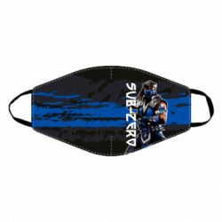 Маска многоразовая Mortal Kombat  Sub-Zero - PrintSalon