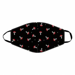 Маска многоразовая Мухоморы - PrintSalon