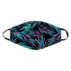 Маска багаторазова Neon Palm Leaves - PrintSalon
