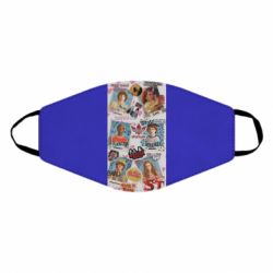 Маска многоразовая Очень странные дела. Стикеры - PrintSalon