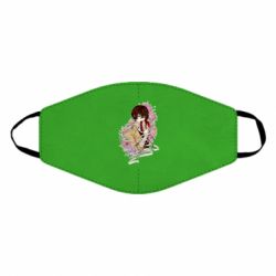 Маска многоразовая Osamu Dazai in flowers