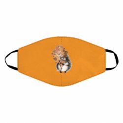 Маска многоразовая Осенний ежик - PrintSalon