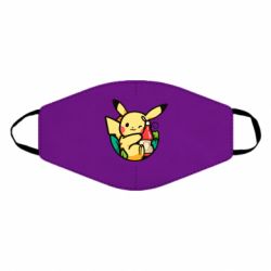 Маска многоразовая Pikachu with ketchup - PrintSalon