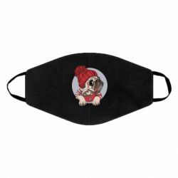 Маска многоразовая Pug And Coffee - PrintSalon