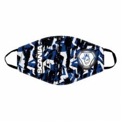 Маска багаторазова Scania logo and grunge - PrintSalon