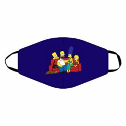 Маска многоразовая Simpsons At Home - PrintSalon