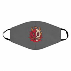 Маска многоразовая Skull face - PrintSalon
