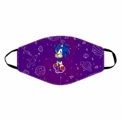 Маска багаторазова Sonic and space - PrintSalon