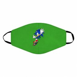 Маска многоразовая Sonic and the jump - PrintSalon