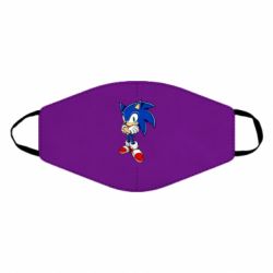 Маска многоразовая Sonic with smile - PrintSalon