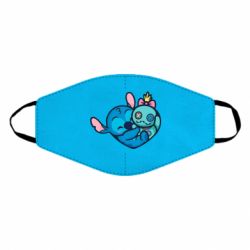 Маска многоразовая Стич с куклой - PrintSalon