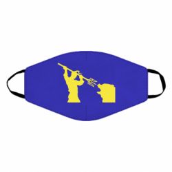 Маска многоразовая Тризубом по морде - PrintSalon