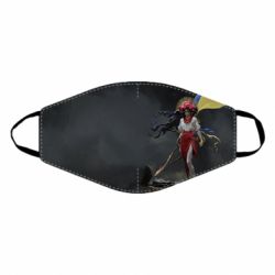 Маска багаторазова Українка захисниця - PrintSalon