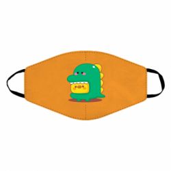 Маска многоразовая Уточка в костюме динозавра - PrintSalon