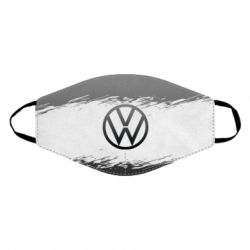 Маска багаторазова Volkswagen logo and grunge - PrintSalon
