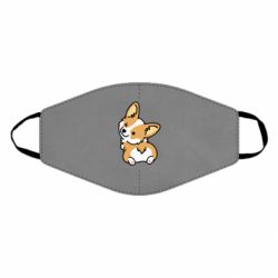 Маска многоразовая Winking Corgi - PrintSalon