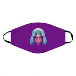 Маска многоразовая Winter Hatsune Miku - PrintSalon