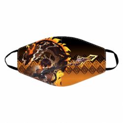 Маска багаторазова Zhongli Geo Archon Morax - PrintSalon