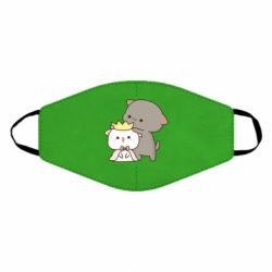 Маска многоразовая Чиби котики - PrintSalon