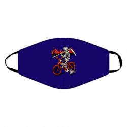 Маска многоразовая Смерть с косой в винке! Горящий кремль