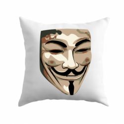 Подушка Маска Вендетта - PrintSalon