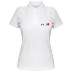 Женское поло Mass effect 1 - PrintSalon