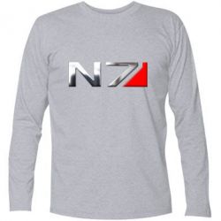 Футболка с длинным рукавом Mass effect 1 - PrintSalon