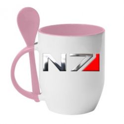 Чашка с ложкой Mass effect 1 - PrintSalon