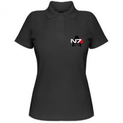 Женское поло Mass Effect logo N7 - PrintSalon