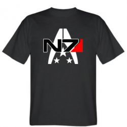 Мужская футболка Stedman Mass Effect logo N7 - PrintSalon