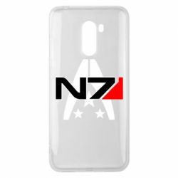 Чехол для Xiaomi Pocophone F1 Mass Effect logo N7 - PrintSalon