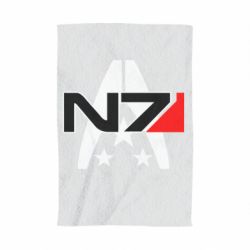 Полотенце с принтом Mass Effect logo N7 - PrintSalon