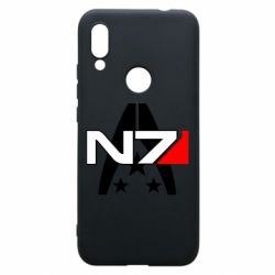 Чехол для Xiaomi Redmi 7 Mass Effect logo N7 - PrintSalon
