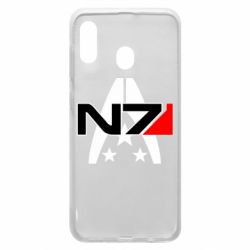 Чехол для Samsung A30 Mass Effect logo N7 - PrintSalon