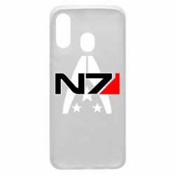 Чехол для Samsung A40 Mass Effect logo N7 - PrintSalon