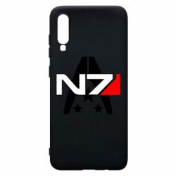 Чехол для Samsung A70 Mass Effect logo N7 - PrintSalon