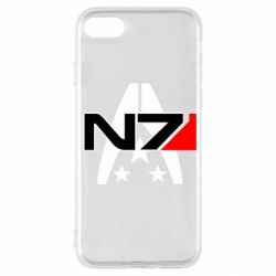 Чехол для iPhone SE 2020 Mass Effect logo N7 - PrintSalon