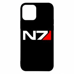 Чехол для iPhone 12 Mass Effect logo N7 - PrintSalon