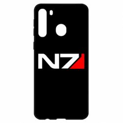 Чехол для Samsung A21 Mass Effect logo N7 - PrintSalon