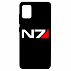 Чехол для Samsung A51 Mass Effect logo N7 - PrintSalon