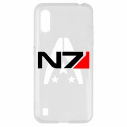 Чехол для Samsung A01/M01 Mass Effect logo N7 - PrintSalon
