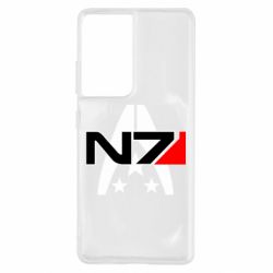 Чохол для Samsung S21 Ultra Mass Effect logo N7