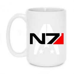 Чашка 420ml Mass Effect logo N7 - PrintSalon