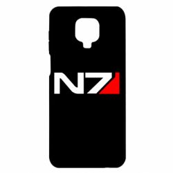 Чехол для Xiaomi Redmi Note 9S/9Pro/9Pro Max Mass Effect logo N7 - PrintSalon