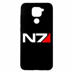 Чехол для Xiaomi Redmi Note 9/Redmi 10X Mass Effect logo N7 - PrintSalon