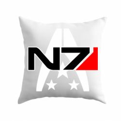 Подушка Mass Effect logo N7 - PrintSalon